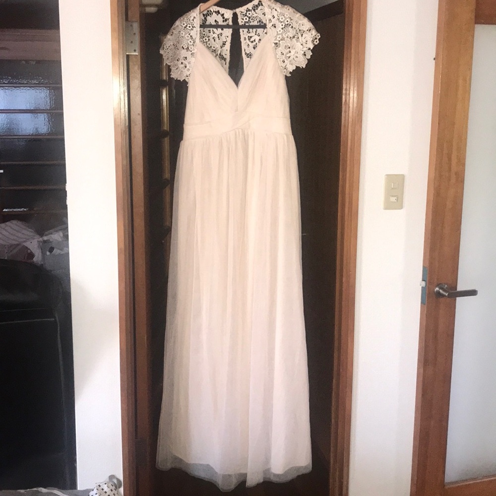 Ivory maternity dress from Asos